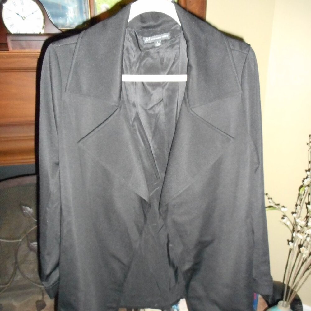 NWOT Adrianna Papell black dress jacket with pockets, size Small - Picture 2 of 7